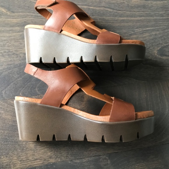 Bos & Co, Size 6 (36), Platform Wedge Sandal - Picture 7 of 16